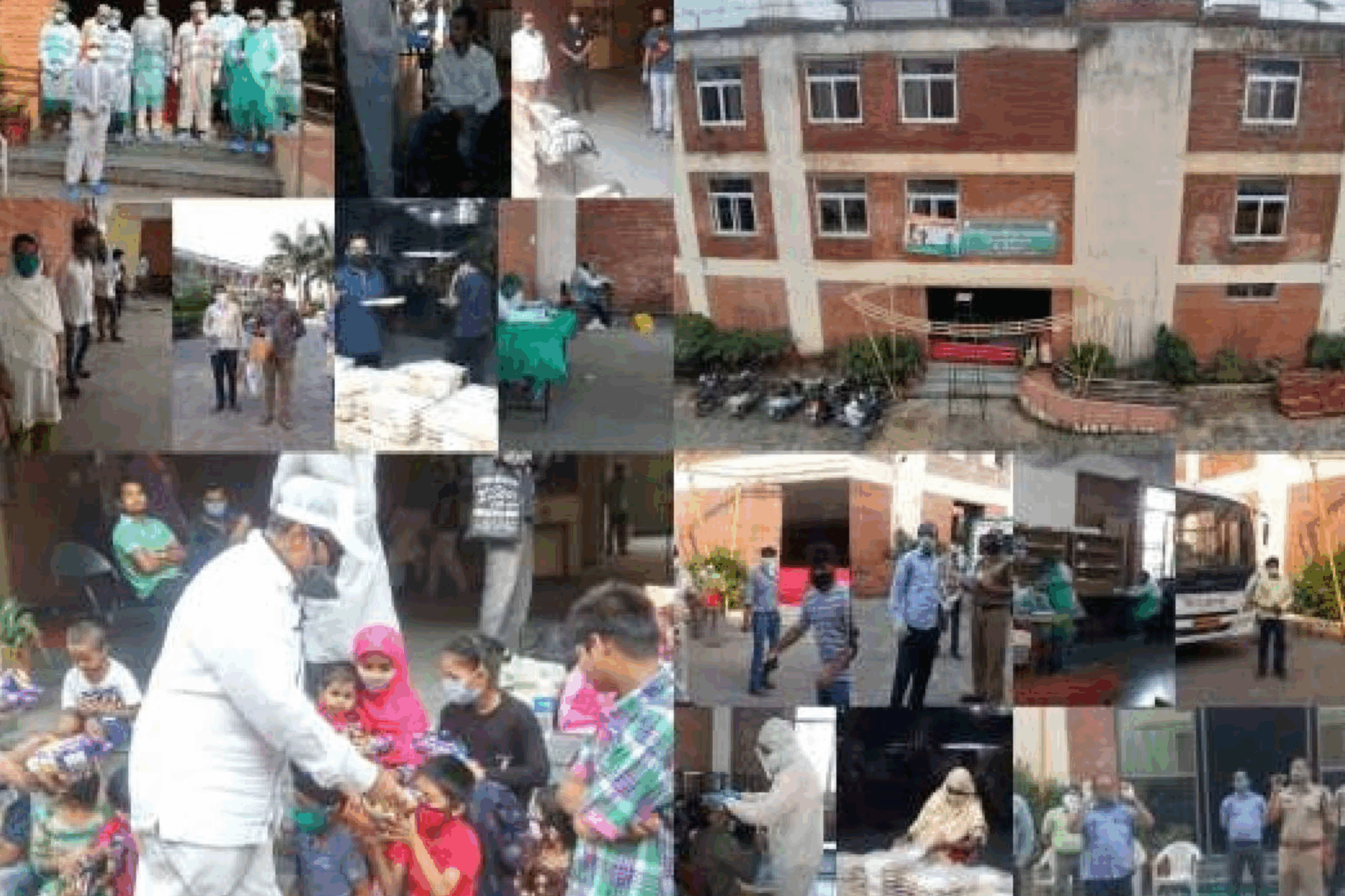 Fulfilling Social Responsibility in Covid 19 times by SANSTHA