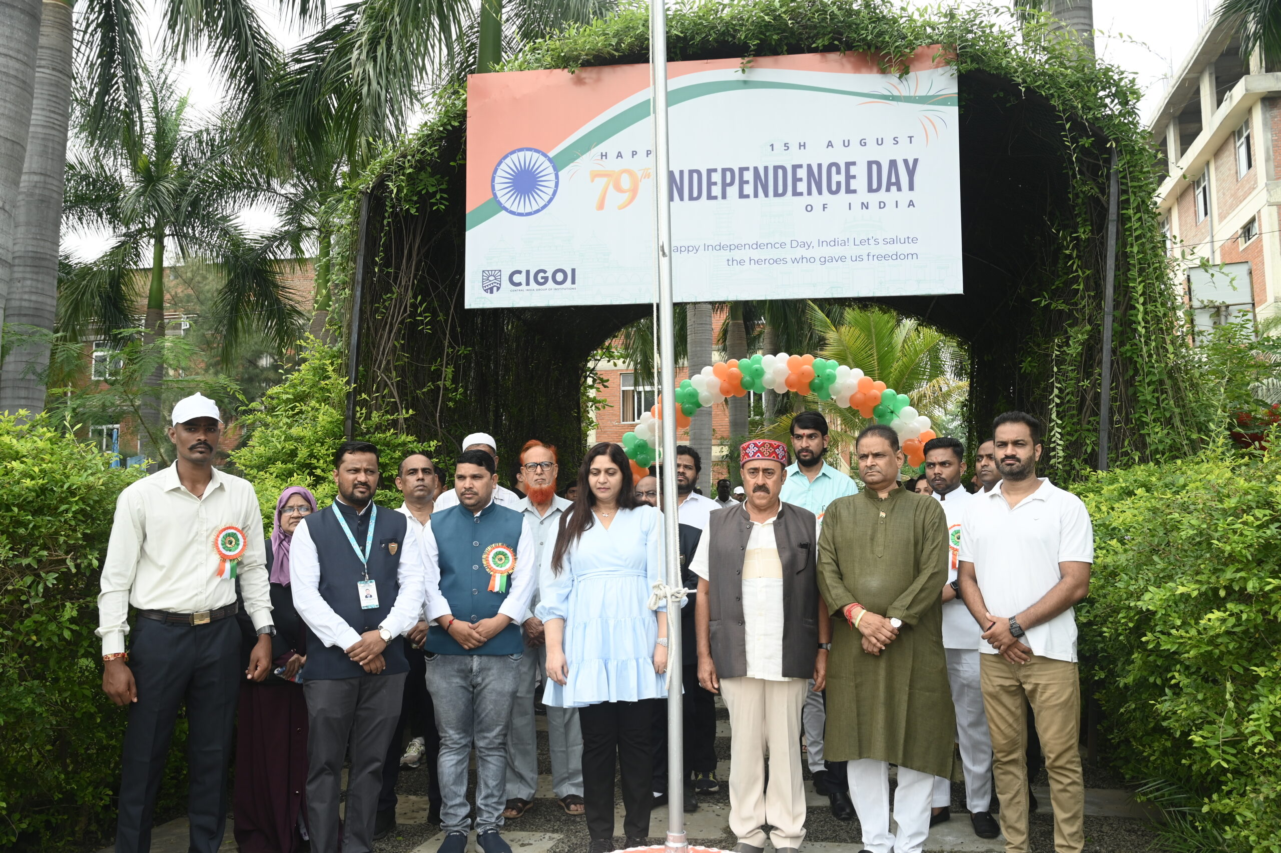79th Independence Day Celebration at Central India Group of Institutions
